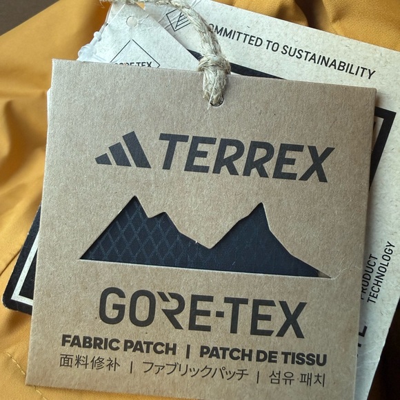 Adidas terrex gore Tex rain jacket windbreaker - Picture 5 of 8